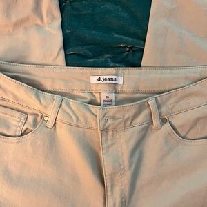 D. Jeans Light Tan capris